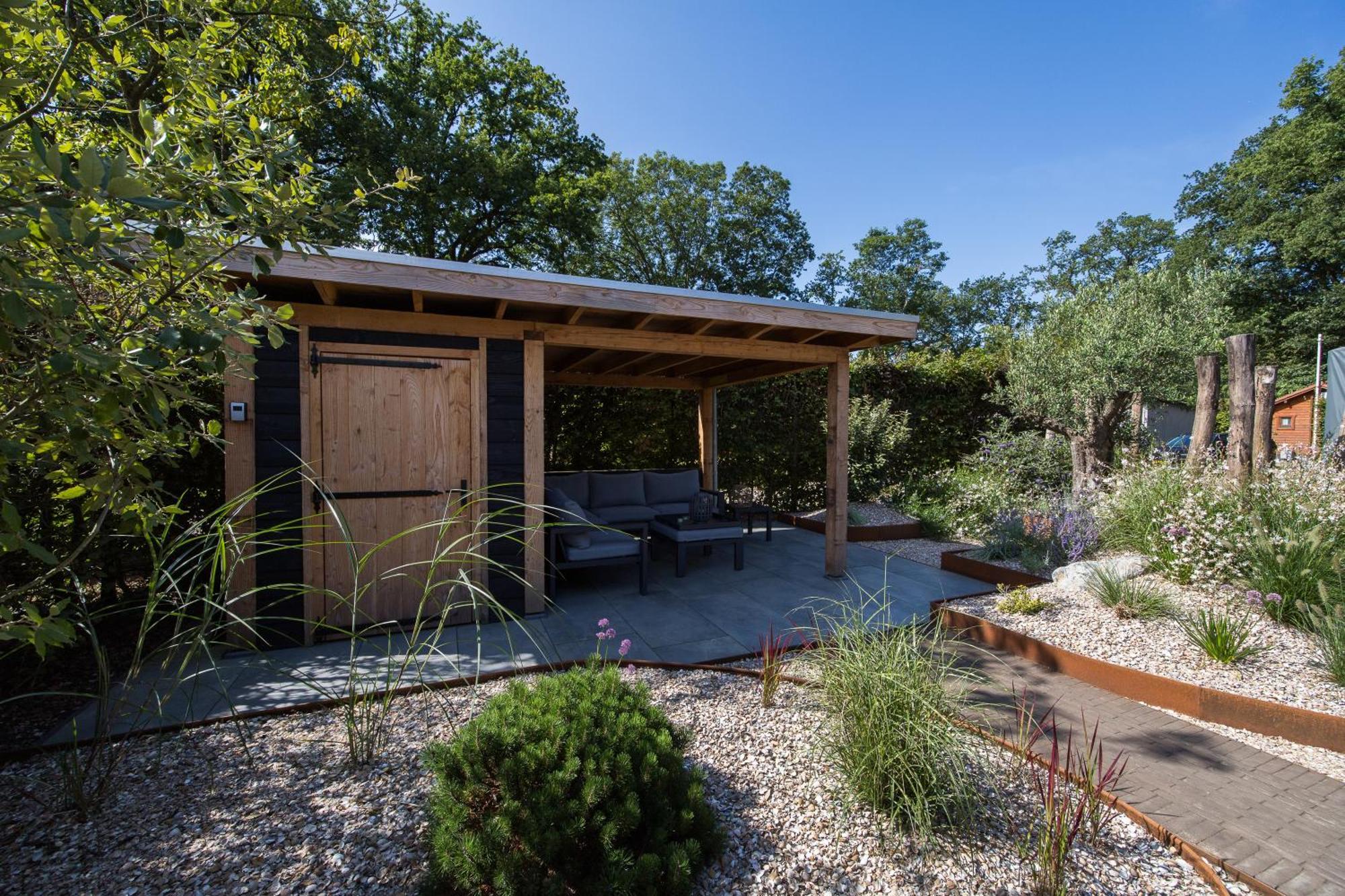 Modern Ingericht Chalet Op Groen Park Op De Veluwe Эпе Экстерьер фото