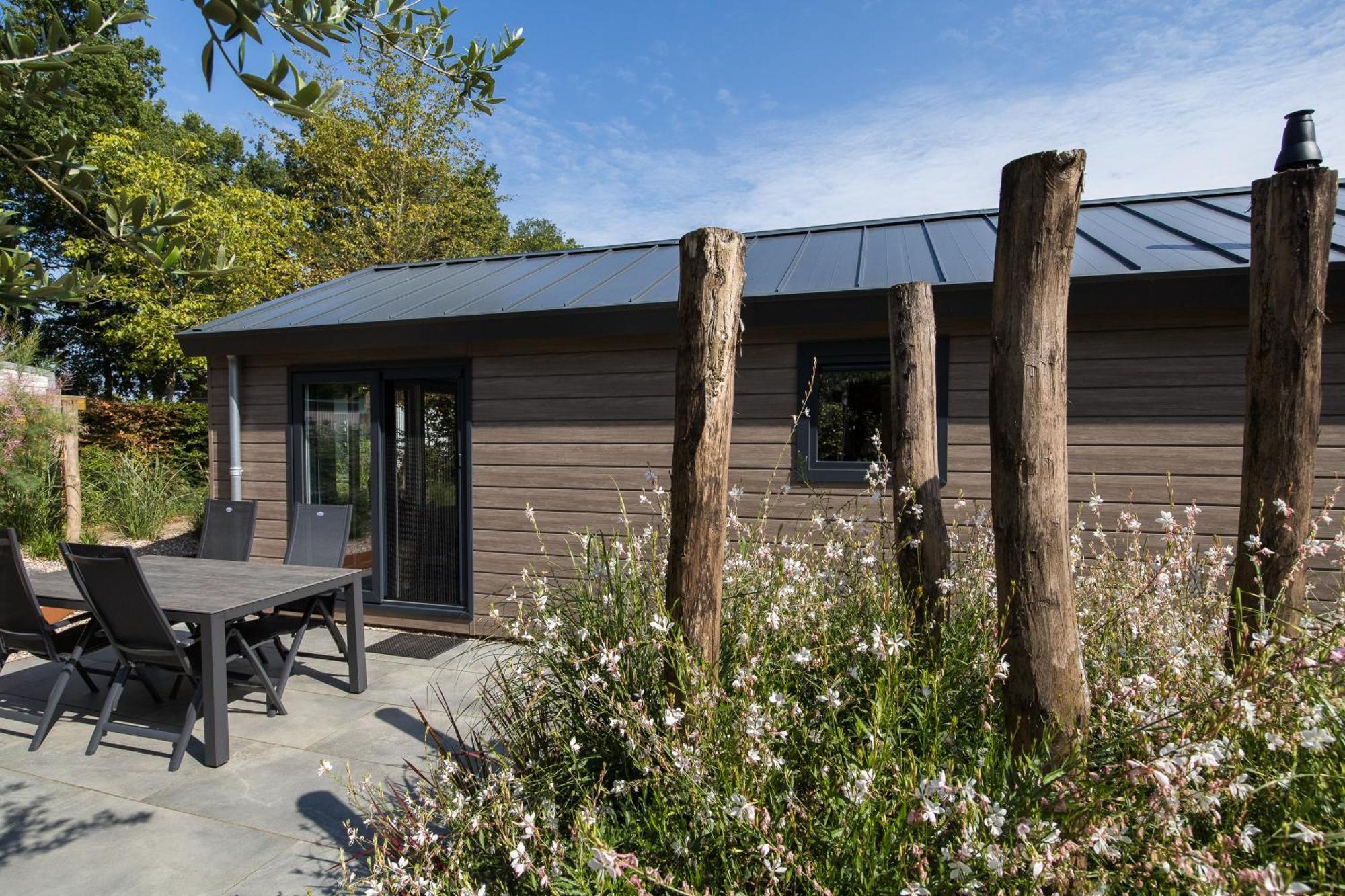 Modern Ingericht Chalet Op Groen Park Op De Veluwe Эпе Экстерьер фото